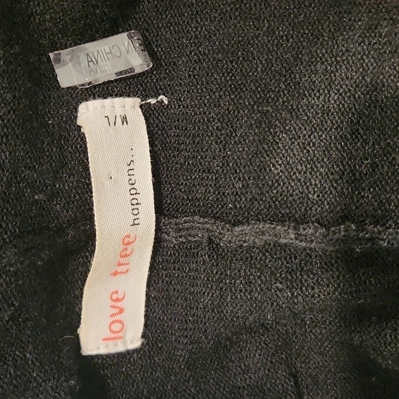 Love Tree Black Fringe Accent Cardigan - Picture 5 of 5